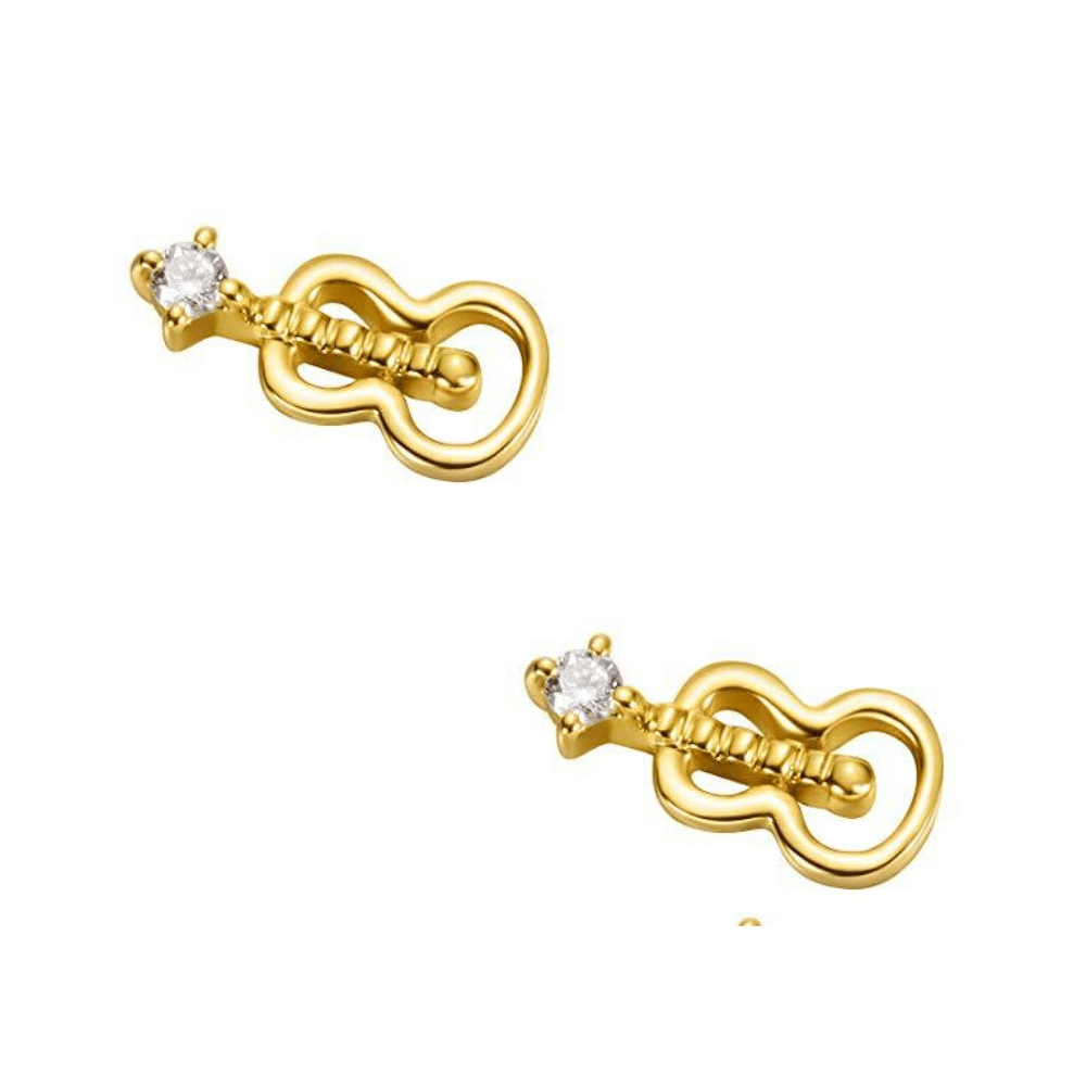 FALLON Triple Wrap Crystal & Gold-plated Hoop Earrings | Smart Closet